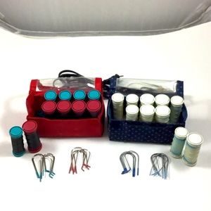 Remington AL THAT and Remington Hot Rollers 2 Sets With Clips Travel Set